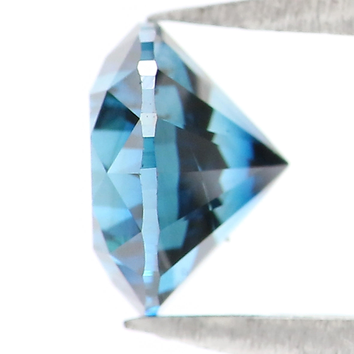 0.70 Ct Natural Loose Round Shape Diamond Blue Color Round Cut Diamond 5.40 MM Natural Loose Blue Diamond Round Brilliant Cut Diamond QL2043