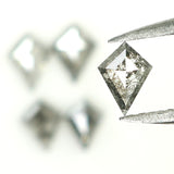 0.96 CT Kite Cut Diamond, Salt And Pepper Diamond, Natural Loose Diamond, Black Diamond, Grey Diamond, KDL789