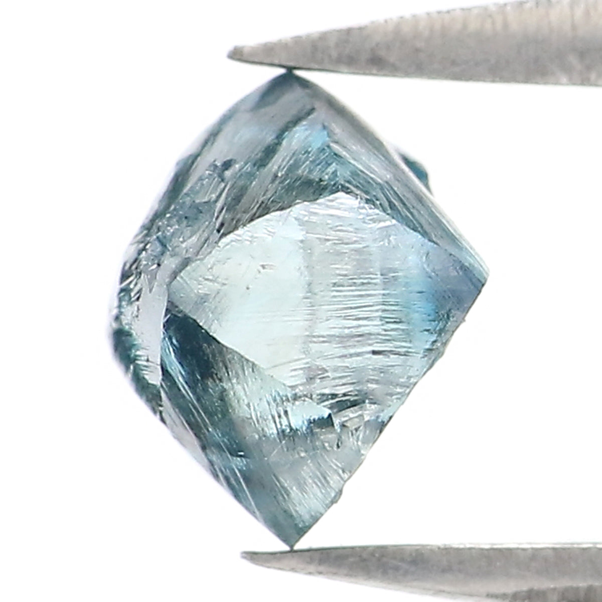 0.94 CT Natural Loose Rough Shape Diamond Blue Color Rough Cut Diamond 5.75 MM Natural Loose Blue Diamond Rough Irregular Cut Diamond QL2360