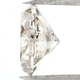 Natural Loose Round Salt And Pepper Diamond Black Grey Color 0.84 CT 5.90 MM Round Brilliant Cut Diamond L8750