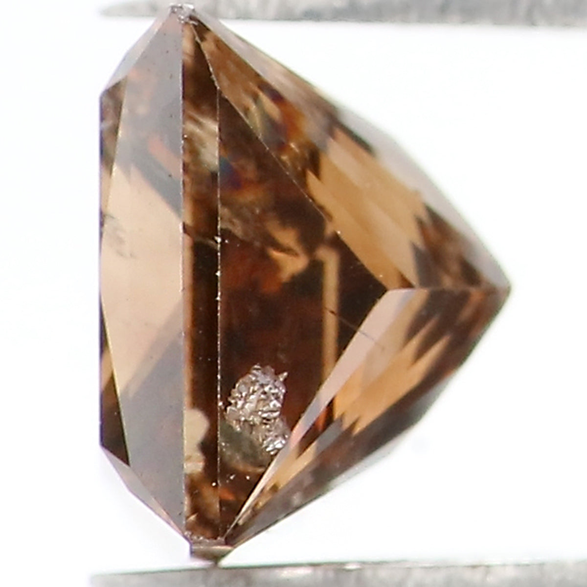 Natural Loose Princess Brown Color Diamond 1.00 CT 5.40 MM Princess Shape Rose Cut Diamond KDL1758