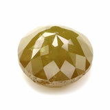 Natural Loose Rose Cut Yellow Color Diamond 2.83 CT 8.20 MM Round Rose Cut Shape Diamond L9949