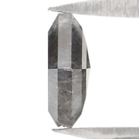 Natural Loose Kite Salt And Pepper Diamond Black Grey Color 0.50 CT 6.14 MM Kite Shape Rose Cut Diamond KDK2572