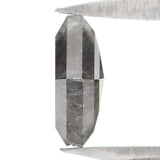 Natural Loose Kite Salt And Pepper Diamond Black Grey Color 0.50 CT 6.14 MM Kite Shape Rose Cut Diamond KDK2572