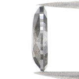 Natural Loose Pear Diamond, Salt And Pepper Pear Diamond, Natural Loose Diamond, Pear Rose Cut Diamond, 1.12 CT Pear Shape KDL2710