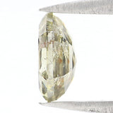 Natural Loose Hexagon Green Color Diamond 0.87 CT 6.69 MM Hexagon Shape Rose Cut Diamond KDL2604