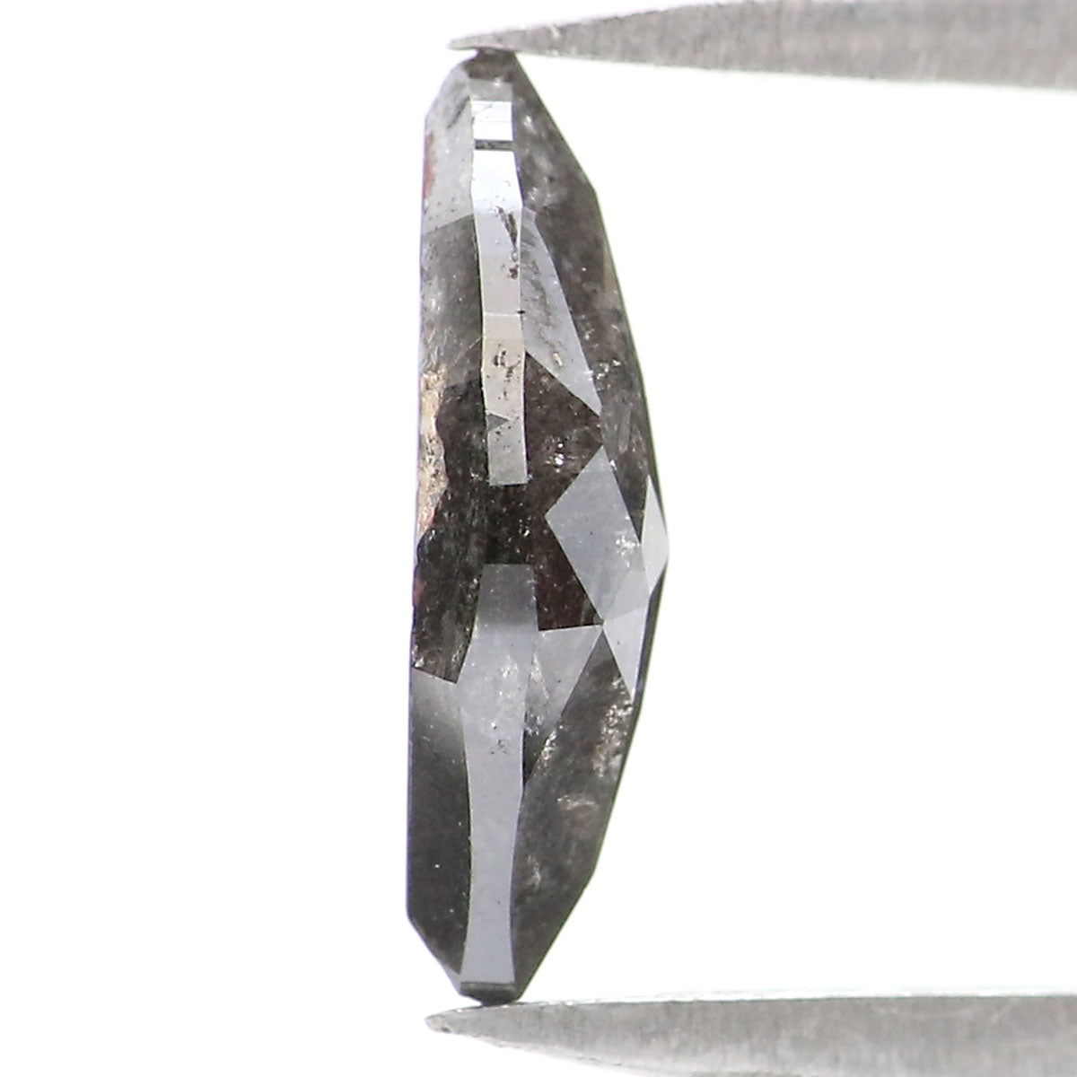 0.88 CT Natural Loose Marquise Shape Diamond Salt And Pepper Marquise Rose Cut Diamond 9.45 MM Black Grey Color Marquise Cut Diamond LQ2160