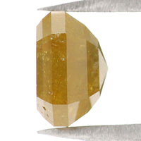 Natural Loose Radiant Yellow Color Diamond 2.27 CT 7.00 MM Radiant Shape Rose Cut Diamond L6550