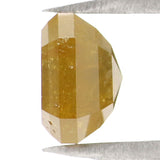Natural Loose Radiant Yellow Color Diamond 2.27 CT 7.00 MM Radiant Shape Rose Cut Diamond L6550