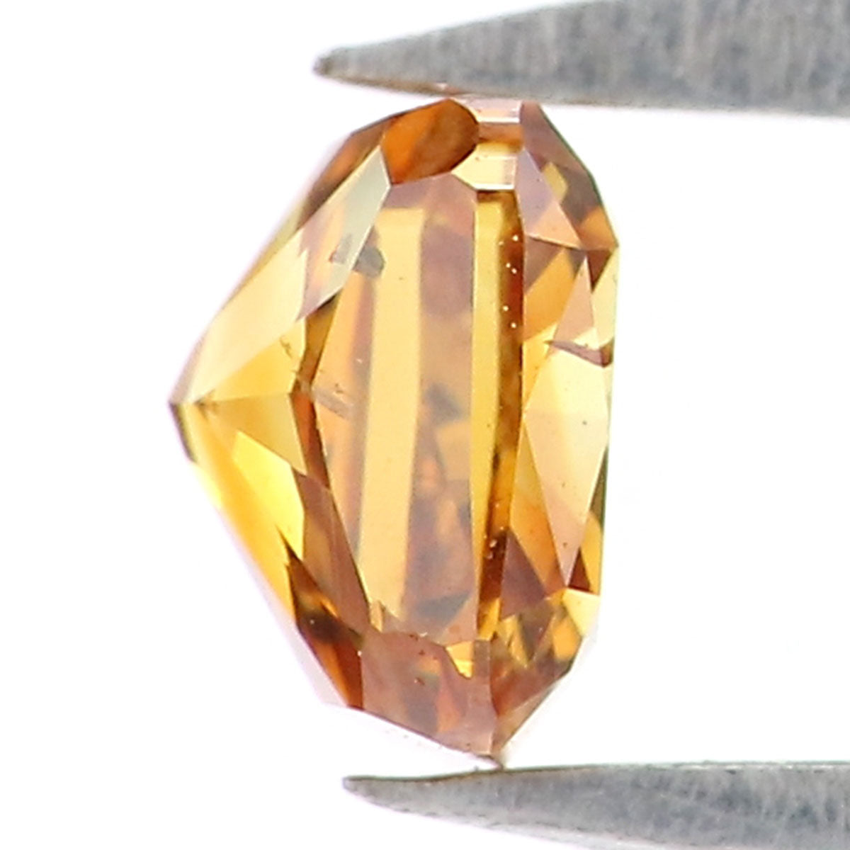 0.28 CT Natural Loose Cushion Shape Diamond Yellow Color Cushion Diamond 3.75 MM Natural Brown Color Cushion Brilliant Cut Diamond LQ8624