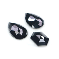 Natural Loose Mix Shape Black Color Diamond 0.87 CT 5.93 MM Mix Shape Rose Cut Diamond L2709