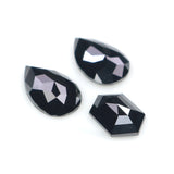 Natural Loose Mix Shape Black Color Diamond 0.87 CT 5.93 MM Mix Shape Rose Cut Diamond L2709