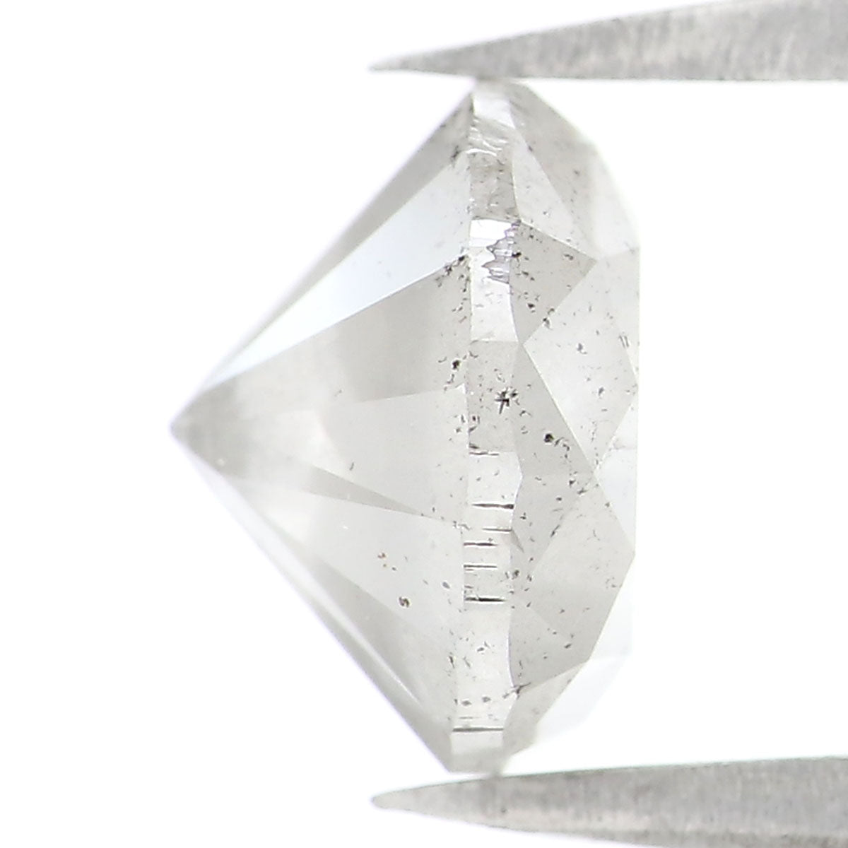 2.56 CT Natural Loose Round Shape Diamond Grey Color Round Cut Diamond 8.20 MM Natural Loose Diamond Round Brilliant Cut Diamond QL2517