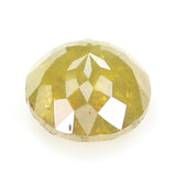 Natural Loose Round Rose Cut Yellow Color Diamond 1.14 CT 6.10 MM Round Rose Cut Shape Diamond L8841