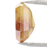 Natural Loose Shield Yellow Color Diamond 0.87 CT 6.70 MM Shield Shape Rose Cut Diamond L9655