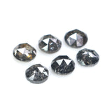Natural Loose Round Rose Cut Diamond, Salt And Pepper Round Diamond, Natural Loose Diamond, Rose Cut Diamond, 1.16 CT Round Shape L2785