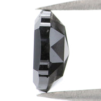 Natural Loose Oval Diamond Black Color 1.31 CT 7.10 MM Oval Shape Rose Cut Diamond L7596
