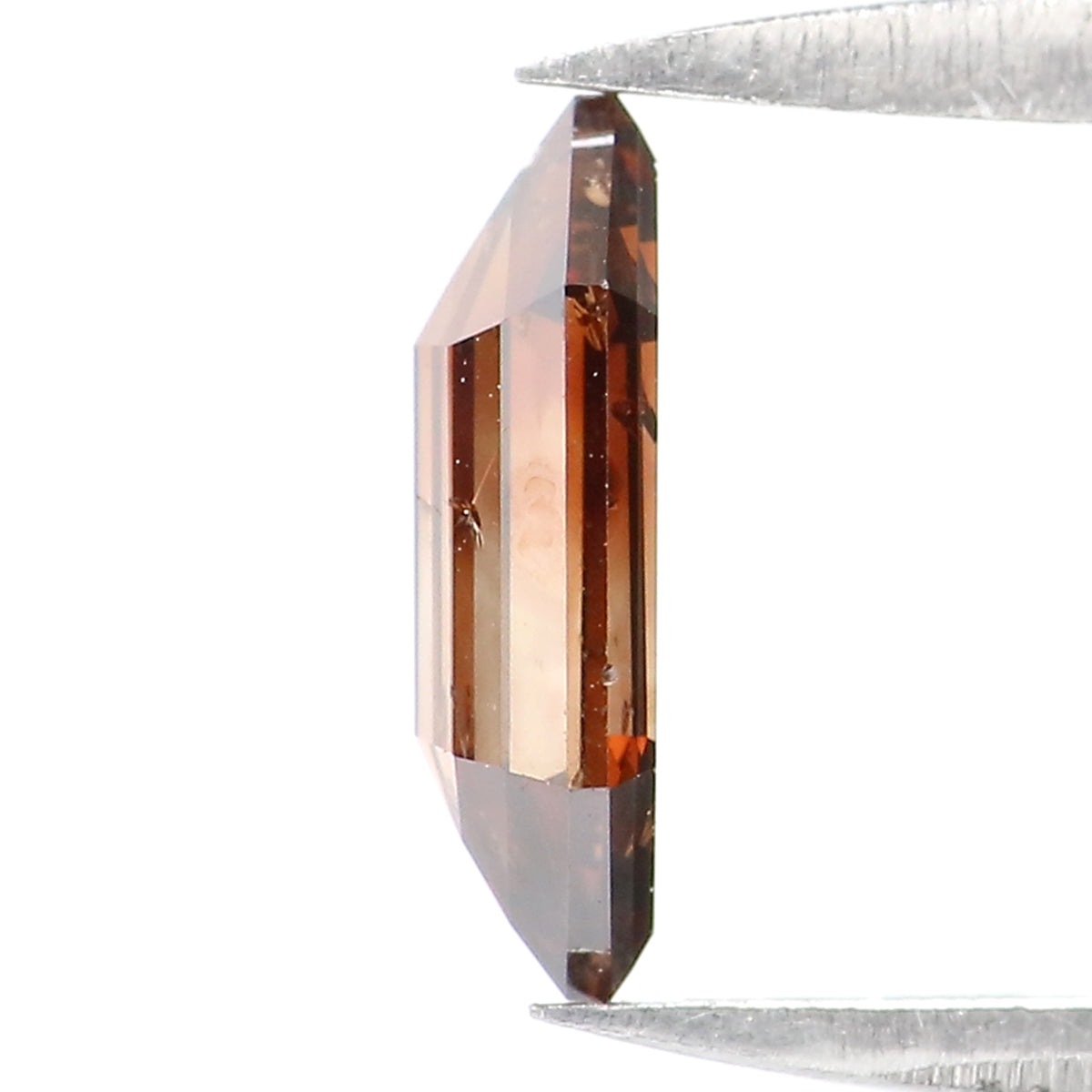 Natural Loose Hexagon Brown Color Diamond 0.65 CT 8.05 MM Hexagon Shape Rose Cut Diamond KDL1861