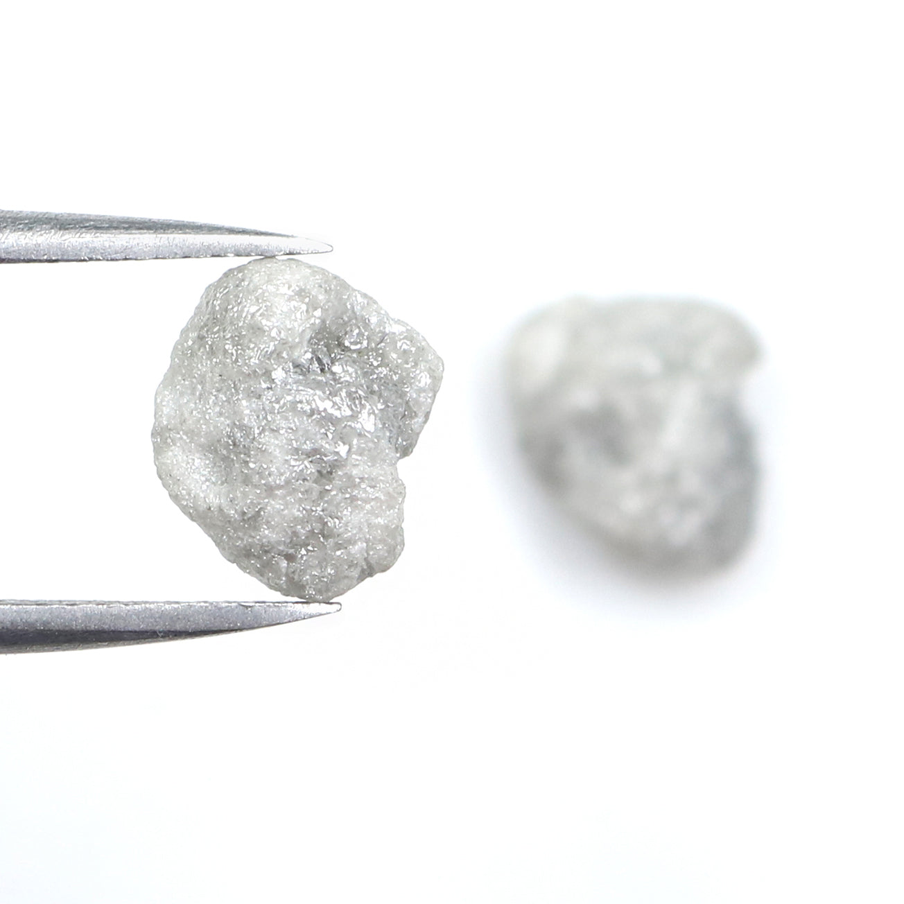 6.41 CT Natural Loose Rough Shape Diamond Grey Color Rough Diamond 10.00 MM Natural Loose Grey Diamond Rough Irregular Cut Diamond LQ2638