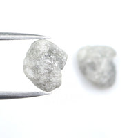 Natural Loose Rough Diamond Grey Color 6.41 CT 10.01 MM Rough Shape Diamond L2638