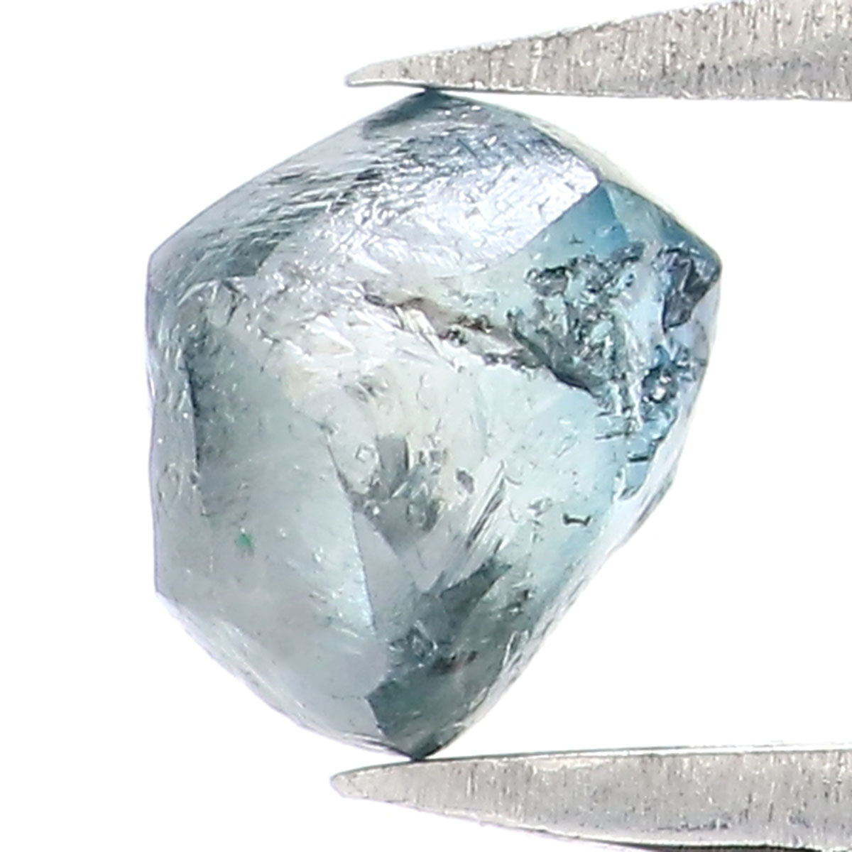 Natural Loose Rough Blue Color Diamond 0.81 CT 5.10 MM Rough Irregular Cut Diamond KDK2519