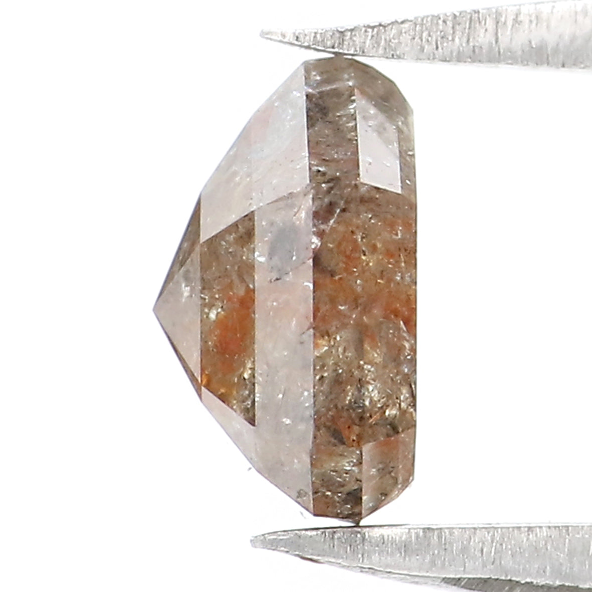 1.05 CT Natural Loose Shield Shape Diamond Brown Color Shield Cut Diamond 6.55 MM Natural Loose Brown Diamond Shield Rose Cut Diamond LQ9237