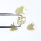 Natural Loose Slice Yellow Grey Color Diamond 1.78 CT 8.73 MM Slice Shape Rose Cut Diamond KR2609