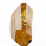 3.63 Ct Natural Loose Diamond, Shield Cut Diamond, Yellow Color Diamond, Rose Cut Diamond, Real Rustic Diamond, Antique Diamond KDL9783