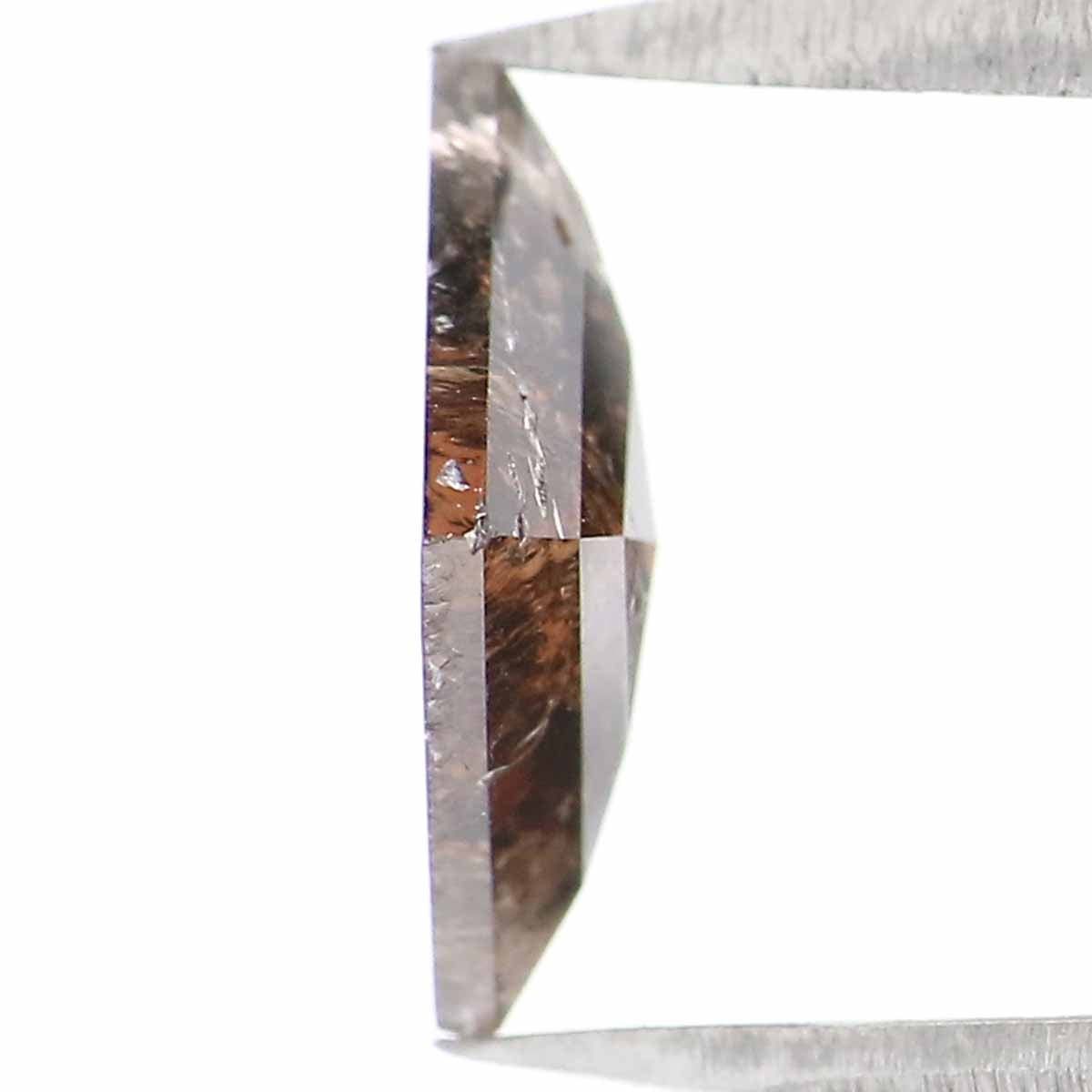 0.90 CT Natural Loose Kite Shape Diamond Brown Color Kite Cut Diamond 6.30 MM Natural Loose Brown Color Diamond Kite Rose Cut Diamond KQ1816