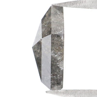 Natural Loose Shield Gray Nas Color Diamond 1.09 CT 8.50 MM Shield Shape Rose Cut Diamond L7588