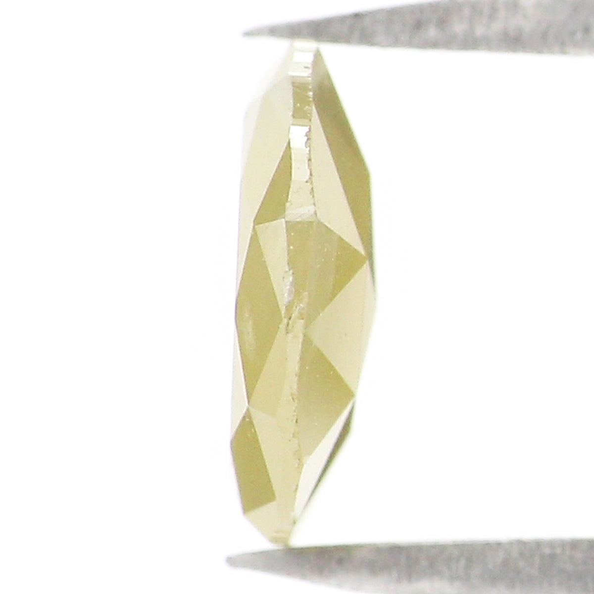 0.87 CT Natural Loose Round Rose Cut Diamond Yellow Color Round Shape Diamond 7.05 MM Natural Yellow Color Round Rose Cut Diamond LQ9828