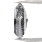 Natural Loose Pentagon Salt And Pepper Diamond Black Grey Color 1.47 CT 8.30 MM Pentagon Shape Rose Cut Diamond L048