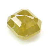 Natural Loose Radiant Diamond Yellow Color 0.77 CT 4.90 MM Radiant Shape Rose Cut Diamond L6831