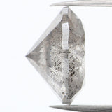 1.96 Ct Natural Loose Diamond, Round Brilliant Cut, Salt Pepper Diamond, Black Diamond, Gray Diamond, Rustic Diamond, Round Cut Diamond KDL891