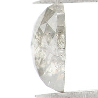 Natural Loose Heart Salt And Papper Diamond Black Grey Color 0.69 CT 5.60 MM Heart Shape Rose Cut KDL1624