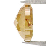 Natural Loose Cushion Yellow Color Diamond 0.67 CT 5.25 MM Cushion Shape Rose Cut Diamond L1990
