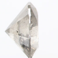 1.06 Ct Natural Loose Diamond, Round Brilliant Cut, Salt And Pepper Diamond, Gray Diamond, Rustic Diamond, Round Cut Diamond L445