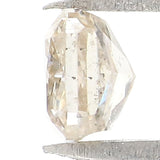 Natural Loose Cushion Yellow Grey Color Diamond 0.54 CT 4.40 MM Cushion Shape Rose Cut Diamond L5947