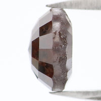 Natural Loose Round Rose Cut Brown Color Diamond 1.60 CT 6.95 MM Rose Cut Shape Diamond L8217