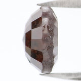Natural Loose Round Rose Cut Brown Color Diamond 1.60 CT 6.95 MM Rose Cut Shape Diamond L8217