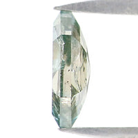 Natural Loose Hexagon Green Color Diamond 0.64 CT 6.51 MM Hexagon Shape Rose Cut Diamond KDL2431