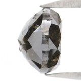 Natural Loose Rose Cut Black Color Diamond 0.98 CT 5.50 MM Round Rose Cut Shape Diamond L063