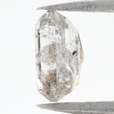 Natural Loose Emerald Diamond White - G Color 1.57 CT 7.28 MM Emerald Shape Rose Cut Diamond KDL2584