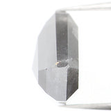 Natural Loose Shield Salt And Pepper Diamond Grey Color 3.67 CT 8.90 MM Shield Shape Rose Cut Diamond KDL982