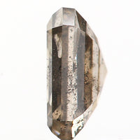 0.86 Ct Natural Loose Diamond, Emerald Diamond, Salt And Pepper Diamond, Black Diamond, Grey Diamond, Antique Diamond, Rustic Diamond, KDL9563