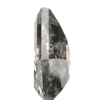 0.97 Ct Natural Loose Diamond Pentagon Black Grey Salt And Pepper color I3 Clarity 7.50 MM KDL8964