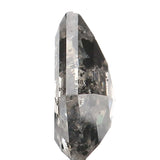 0.97 Ct Natural Loose Diamond Pentagon Black Grey Salt And Pepper color I3 Clarity 7.50 MM KDL8964