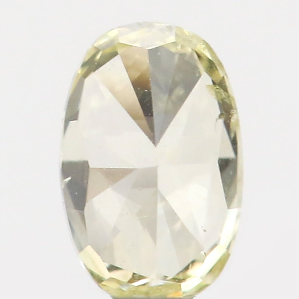 0.17 Ct Natural Loose Diamond Oval Yellow Color SI1 Clarity 4.20 MM L8601