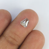 Natural Loose Diamond Coffin Black Grey Salt And Pepper Color I3 Clarity 5.70 MM 0.78 Ct KDL8907
