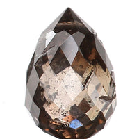 0.93 Ct Natural Loose Diamond, Briolette Diamond, Brown Diamond, Briolette Cut Bead Diamond, Polished Diamond, Faceted Diamond L9850